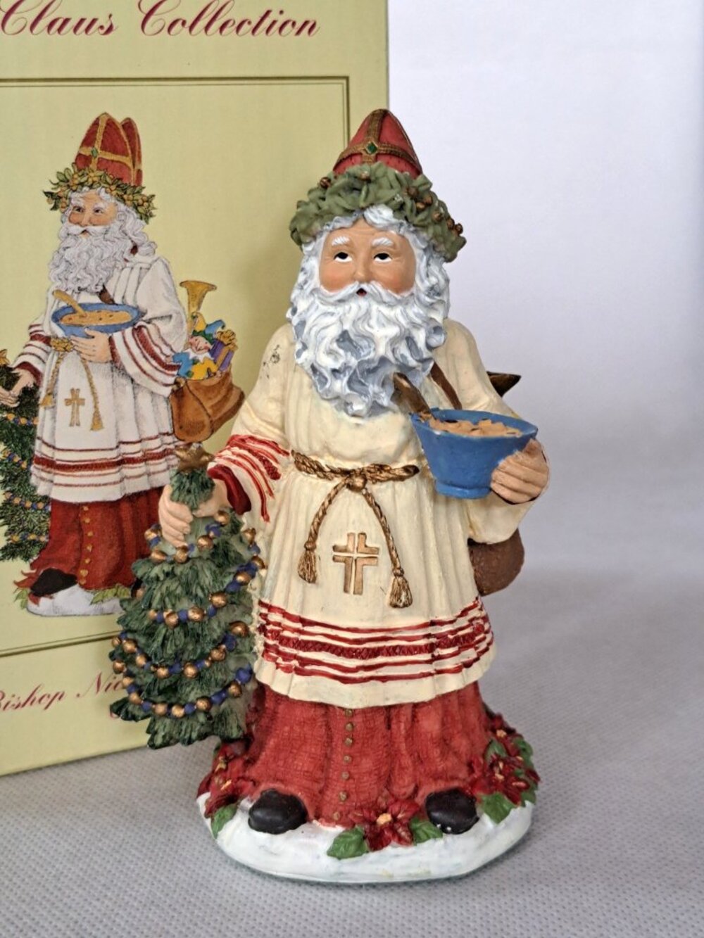 The International Santa Claus Figurine Bishop Nicholas Of Myra Ukraine